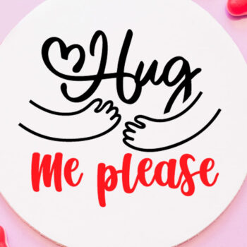 Intra απο ξύλο plywood 3mm-4mm πάχος – Απόσπασμα Αγίου Βαλεντίνου. Στρογγυλή πινακίδα Δίασταση  20x20 cm INTRAFABR-83099877 - Image 1