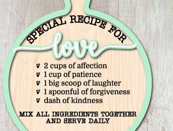 Intra απο ξύλο plywood 3mm-4mm πάχος – Βαλεντίνος Συνταγή κοπής σανίδα κοπής με λέιζερ Δίασταση  20x20 cm INTRAFABR-87837112 - Image 3