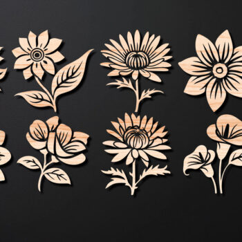 Intra απο ξύλο plywood 3mm-4mm πάχος – Πακέτο με Valentine Rose Δίασταση  20x20 cm INTRAFABR-111881847 - Image 1