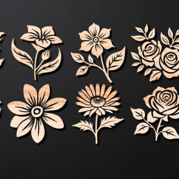 Intra απο ξύλο plywood 3mm-4mm πάχος – Πακέτο με Valentine Rose Δίασταση  20x20 cm INTRAFABR-111885076 - Image 1