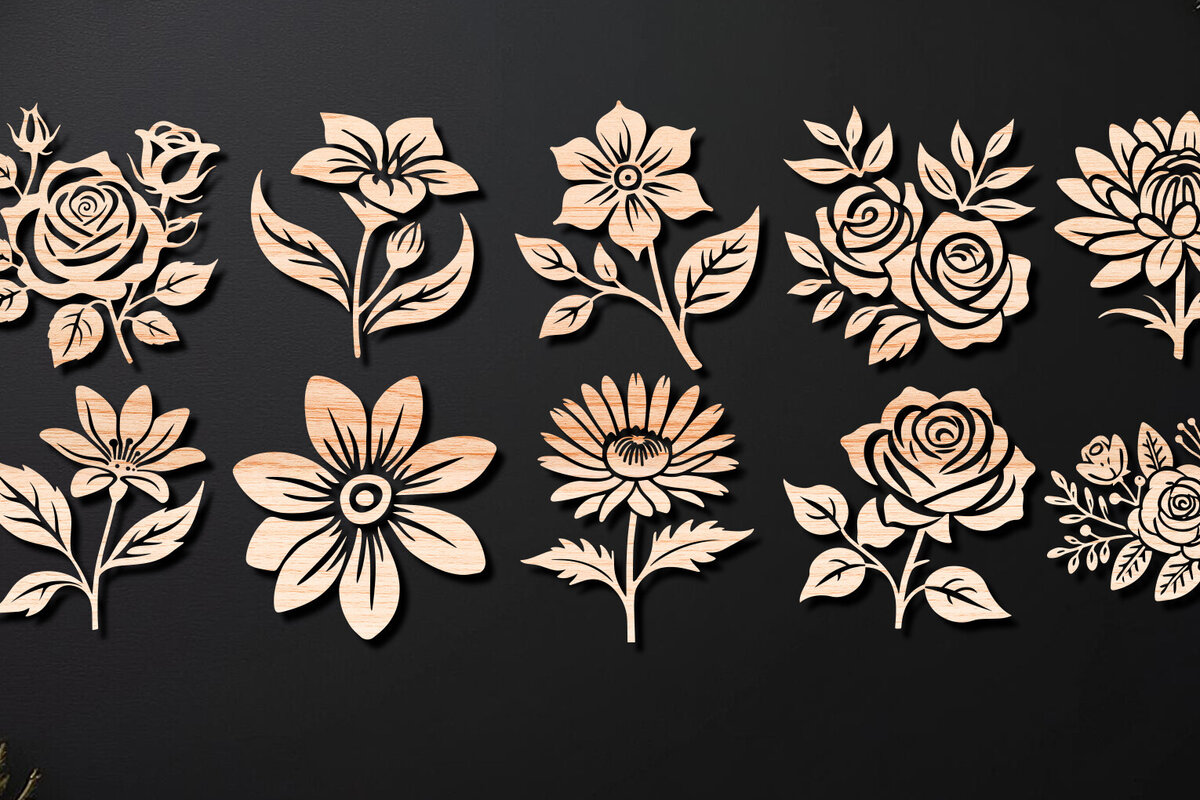 Intra απο ξύλο plywood 3mm-4mm πάχος – Πακέτο με Valentine Rose Δίασταση  20x20 cm INTRAFABR-111885076