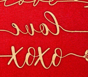 Intra απο ξύλο plywood 3mm-4mm πάχος – Valentine Rose Design Δίασταση  40x30 cm INTRAFABR-23976944