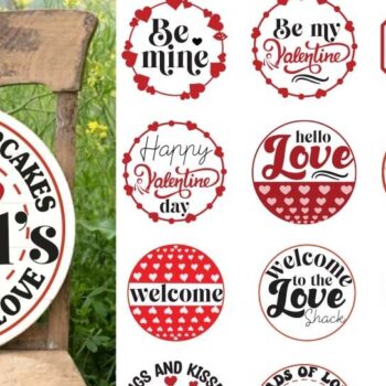 Intra απο ξύλο plywood 3mm-4mm πάχος – Πακέτο στρογγυλής πινακίδας Αγίου Βαλεντίνου Δίασταση  20x20 cm INTRAFABR-62672511 - Image 1