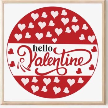 Intra απο ξύλο plywood 3mm-4mm πάχος – Πακέτο στρογγυλής πινακίδας Αγίου Βαλεντίνου Δίασταση  20x20 cm INTRAFABR-62672511 - Image 9