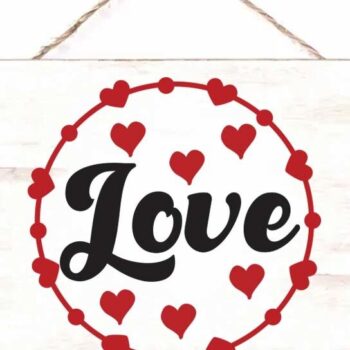 Intra απο ξύλο plywood 3mm-4mm πάχος – Πακέτο στρογγυλής πινακίδας Αγίου Βαλεντίνου Δίασταση  20x20 cm INTRAFABR-62672511 - Image 12