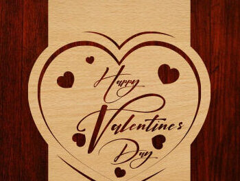 Intra απο ξύλο plywood 3mm-4mm πάχος – Ετικέτες δώρου του Αγίου Βαλεντίνου Πακέτο κοπής με λέιζερ Δίασταση  20x20 cm INTRAFABR-54682069 - Image 5