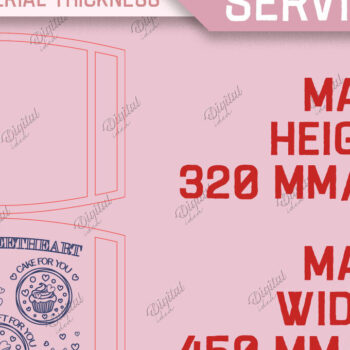 Intra απο ξύλο plywood 3mm-4mm πάχος – Δίσκος σερβιρίσματος Valentine Πακέτο Laser Cu Δίασταση  20x20 cm INTRAFABR-85846681 - Image 2