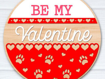 Intra απο ξύλο plywood 3mm-4mm πάχος – Πακέτο Sign Valentine Δίασταση  40x30 cm INTRAFABR-57027641 - Image 2