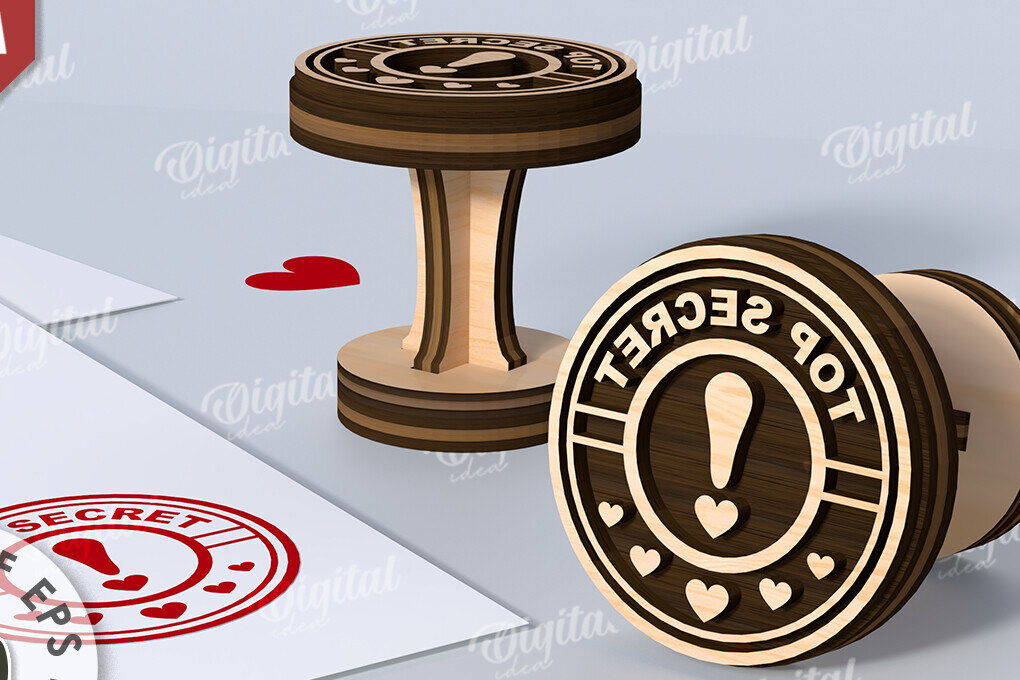 Intra απο ξύλο plywood 3mm-4mm πάχος – Σφραγίδα Αγίου Βαλεντίνου. Αγαπήστε το Δίασταση  20x20 cm INTRAFABR-114873338