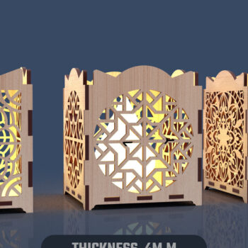 Intra απο ξύλο plywood 3mm-4mm πάχος – Πακέτο κοπής με λέιζερ Valentine Candel Δίασταση  20x20 cm INTRAFABR-90041174 - Image 7