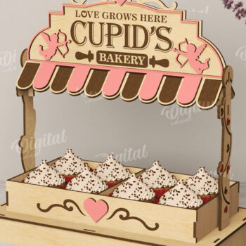 Intra απο ξύλο plywood 3mm-4mm πάχος – Πακέτο λέιζερ Stand Shop Treats Valentine Δίασταση  20x20 cm INTRAFABR-112210124 - Image 6