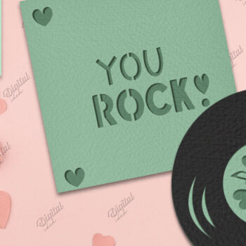 Intra απο ξύλο plywood 3mm-4mm πάχος – Χαρτί κοπής καρτών βινυλίου Valentine Δίασταση  20x20 cm INTRAFABR-85067227 - Image 1