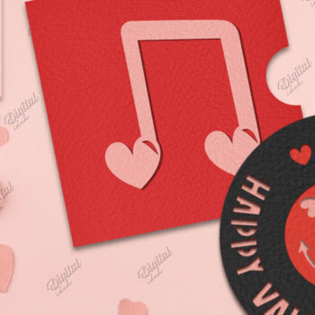 Intra απο ξύλο plywood 3mm-4mm πάχος – Χαρτί κοπής καρτών βινυλίου Valentine Δίασταση  20x20 cm INTRAFABR-85067185 - Image 1