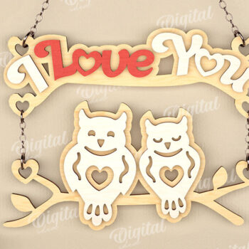 Intra απο ξύλο plywood 3mm-4mm πάχος – Διακόσμηση τοίχου Αγίου Βαλεντίνου Πακέτο κοπής με λέιζερ Δίασταση  40x30 cm INTRAFABR-111988025 - Image 11