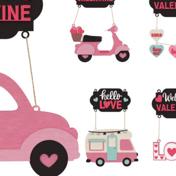 Intra απο ξύλο plywood 3mm-4mm πάχος – Πακέτο Signs Welcome Δίασταση  40x30 cm INTRAFABR-111210700 - Image 1