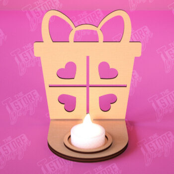 Intra απο ξύλο plywood 3mm-4mm πάχος – Πακέτο για κεριά Αγίου Βαλεντίνου | CNC Δίασταση  20x20 cm INTRAFABR-112523512 - Image 5