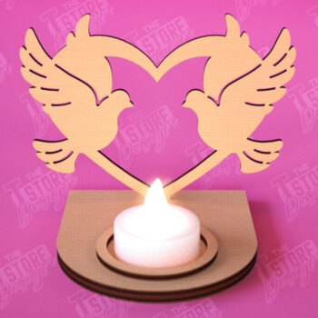 Intra απο ξύλο plywood 3mm-4mm πάχος – Πακέτο για κεριά Αγίου Βαλεντίνου | CNC Δίασταση  20x20 cm INTRAFABR-112523512 - Image 11