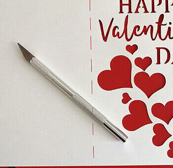 Intra απο ξύλο plywood 3mm-4mm πάχος – Πακέτο καρτών Αγίου Βαλεντίνου Δίασταση  20x20 cm INTRAFABR-89362094 - Image 3