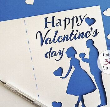 Intra απο ξύλο plywood 3mm-4mm πάχος – Πακέτο καρτών Αγίου Βαλεντίνου Δίασταση  20x20 cm INTRAFABR-89362094 - Image 5