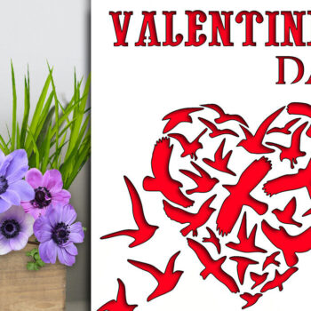 Intra απο ξύλο plywood 3mm-4mm πάχος – Πακέτο καρτών Αγίου Βαλεντίνου Δίασταση  20x20 cm INTRAFABR-89362094 - Image 6