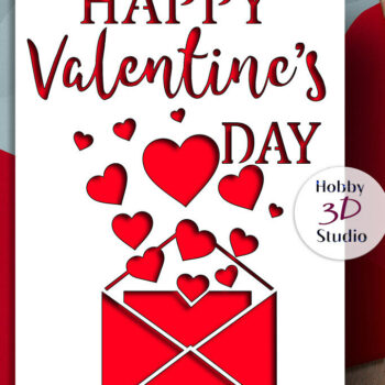 Intra απο ξύλο plywood 3mm-4mm πάχος – Πακέτο καρτών Αγίου Βαλεντίνου Δίασταση  20x20 cm INTRAFABR-88511988 - Image 5