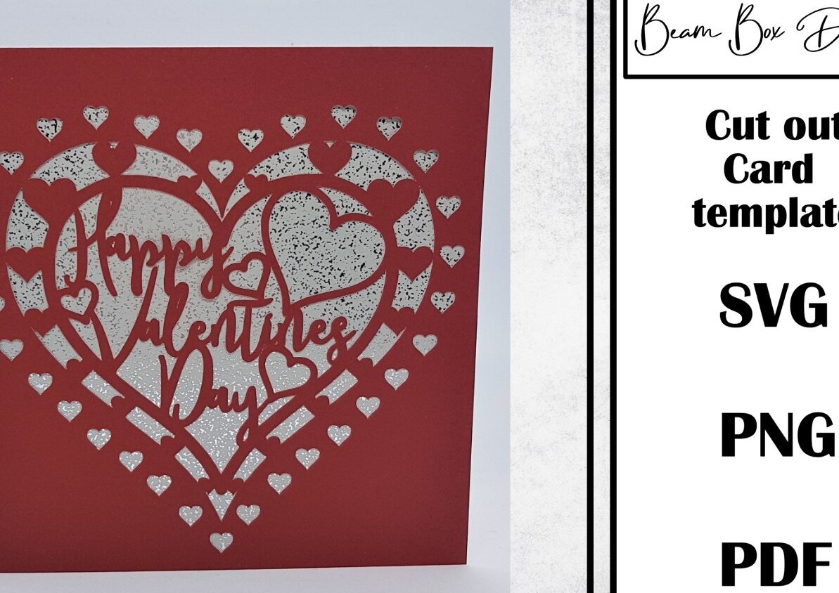 Intra απο ξύλο plywood 3mm-4mm πάχος – Πρότυπο κάρτας αποκοπής του Αγίου Βαλεντίνου Δίασταση  20x20 cm INTRAFABR-24280860