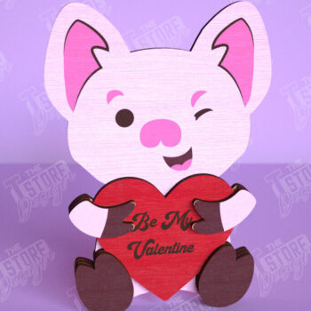 Intra απο ξύλο plywood 3mm-4mm πάχος – Πακέτο ζώων για την Ημέρα του Αγίου Βαλεντίνου | Δώρο Δίασταση  20x20 cm INTRAFABR-113529516 - Image 7