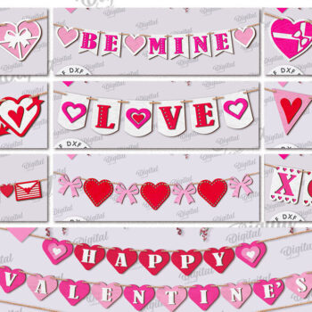 Intra απο ξύλο plywood 3mm-4mm πάχος – Πακέτο κοπής με λέιζερ πανό για την ημέρα του Αγίου Βαλεντίνου Δίασταση  20x20 cm INTRAFABR-113765854 - Image 2