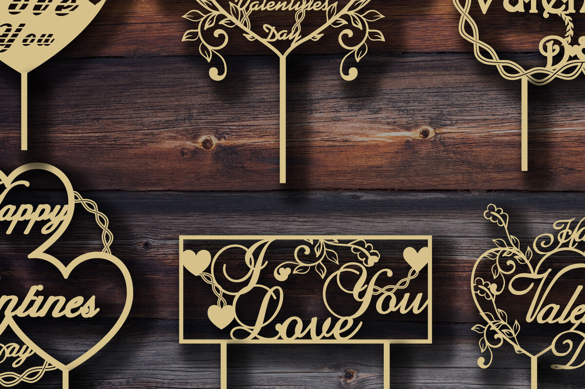 Intra απο ξύλο plywood 3mm-4mm πάχος – Τούρτα για την ημέρα του Αγίου Βαλεντίνου Δίασταση  20x20 cm INTRAFABR-24326301