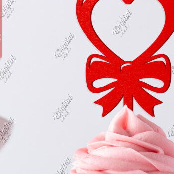Intra απο ξύλο plywood 3mm-4mm πάχος – Τούρτα για την ημέρα του Αγίου Βαλεντίνου. Καρδιά Δίασταση  20x20 cm INTRAFABR-83942733 - Image 1