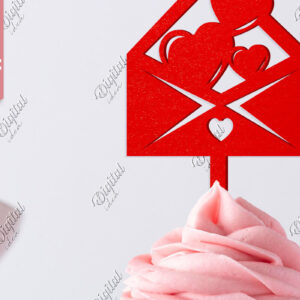 Intra απο ξύλο plywood 3mm-4mm πάχος – Κοπή με λέιζερ για την ημέρα του Αγίου Βαλεντίνου Δίασταση  20x20 cm INTRAFABR-83943479