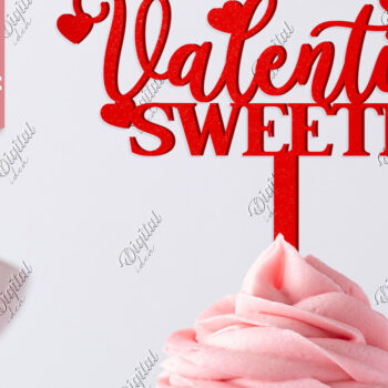 Intra απο ξύλο plywood 3mm-4mm πάχος – Τούρτα για την ημέρα του Αγίου Βαλεντίνου. Παράθεση Δίασταση  20x20 cm INTRAFABR-83943029 - Image 1