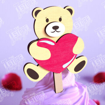 Intra απο ξύλο plywood 3mm-4mm πάχος – Πακέτο Cake Toppers Day του Αγίου Βαλεντίνου |CNC Δίασταση  20x20 cm INTRAFABR-110125636 - Image 5