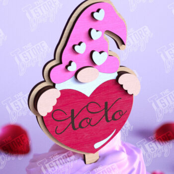 Intra απο ξύλο plywood 3mm-4mm πάχος – Πακέτο Cake Toppers Day του Αγίου Βαλεντίνου |CNC Δίασταση  20x20 cm INTRAFABR-110125636 - Image 9