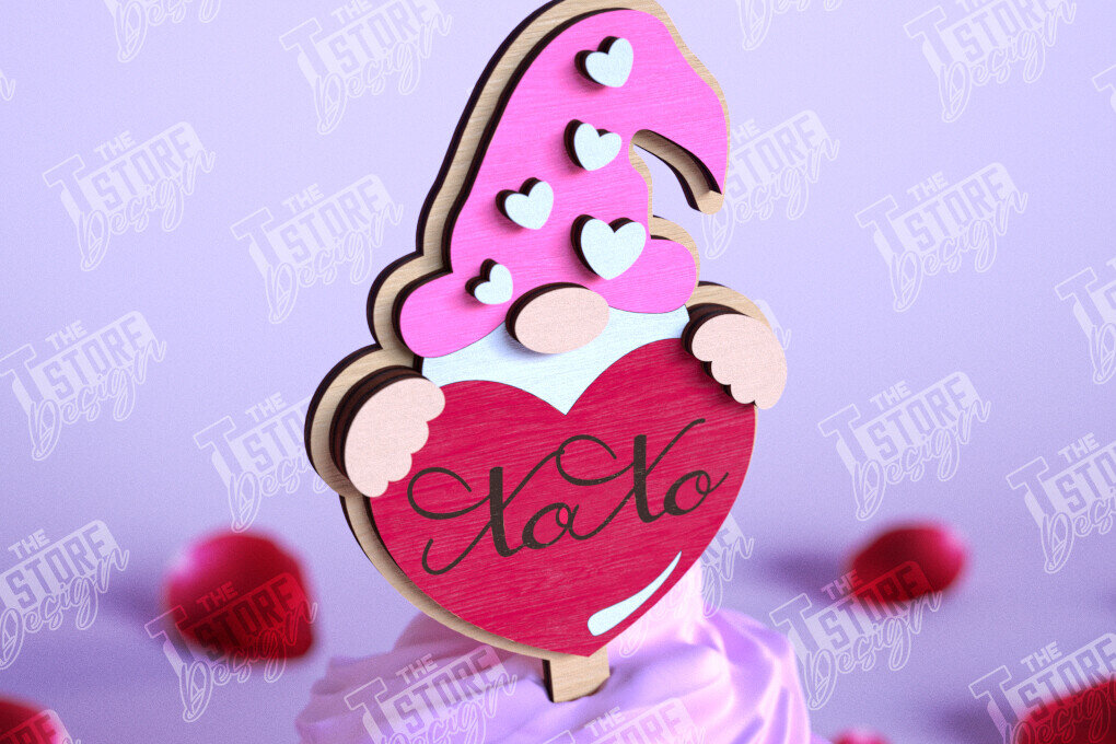 Intra απο ξύλο plywood 3mm-4mm πάχος – Τούρτα για την ημέρα του Αγίου Βαλεντίνου |Διακόσμηση τούρτας Δίασταση  20x20 cm INTRAFABR-110125042