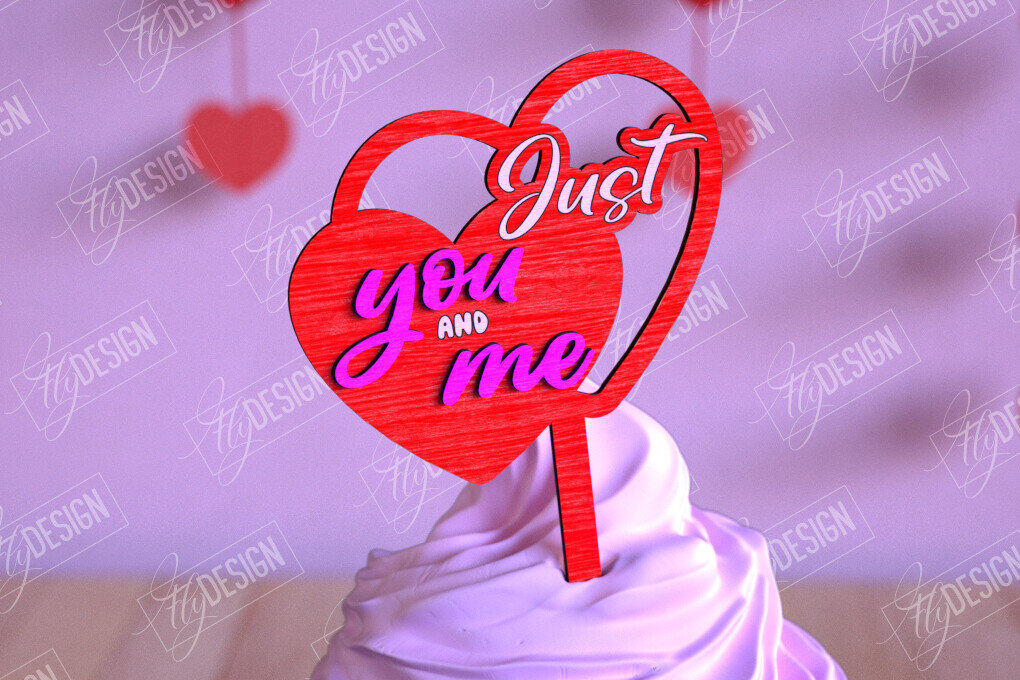 Intra απο ξύλο plywood 3mm-4mm πάχος – Τούρτες για την ημέρα του Αγίου Βαλεντίνου | Αρχείο CNC Δίασταση  20x20 cm INTRAFABR-110269151