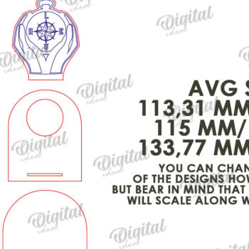 Intra απο ξύλο plywood 3mm-4mm πάχος – Κηροπήγιο για την Ημέρα του Αγίου Βαλεντίνου Δίασταση  20x20 cm INTRAFABR-113448816 - Image 3