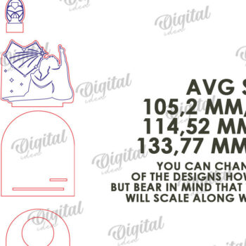 Intra απο ξύλο plywood 3mm-4mm πάχος – Κηροπήγιο για την Ημέρα του Αγίου Βαλεντίνου Δίασταση  20x20 cm INTRAFABR-113448937 - Image 3