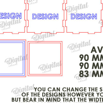 Intra απο ξύλο plywood 3mm-4mm πάχος – Κηροπήγιο Αγίου Βαλεντίνου Δίασταση  20x20 cm INTRAFABR-112097905 - Image 2