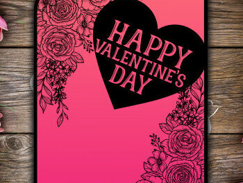 Intra απο ξύλο plywood 3mm-4mm πάχος – Κάρτα για την ημέρα του Αγίου Βαλεντίνου Δίασταση  20x20 cm INTRAFABR-52757857 - Image 2