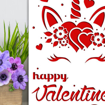 Intra απο ξύλο plywood 3mm-4mm πάχος – Πρότυπα κοπής καρτών για την ημέρα του Αγίου Βαλεντίνου Δίασταση  20x20 cm INTRAFABR-88374741 - Image 4