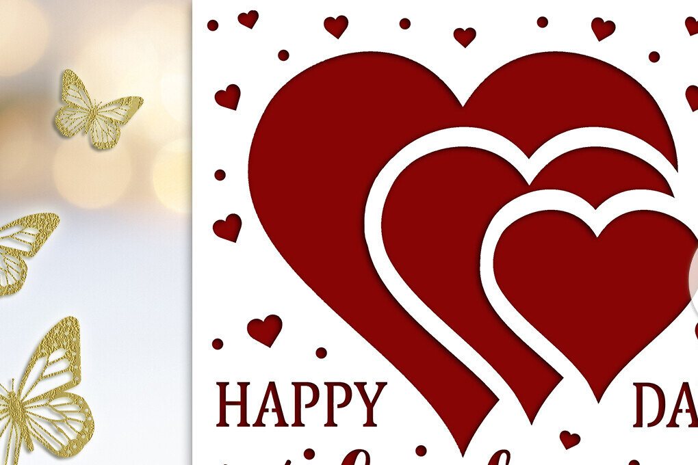 Intra απο ξύλο plywood 3mm-4mm πάχος – Πρότυπα κοπής καρτών για την ημέρα του Αγίου Βαλεντίνου Δίασταση  20x20 cm INTRAFABR-89282280