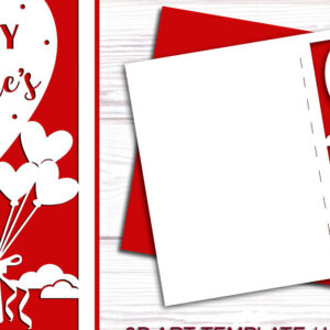 Intra απο ξύλο plywood 3mm-4mm πάχος – Πρότυπα κοπής καρτών για την ημέρα του Αγίου Βαλεντίνου Δίασταση  20x20 cm INTRAFABR-88374201