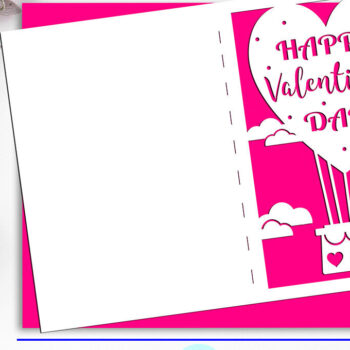 Intra απο ξύλο plywood 3mm-4mm πάχος – Πρότυπα κοπής καρτών για την ημέρα του Αγίου Βαλεντίνου Δίασταση  20x20 cm INTRAFABR-88374201 - Image 3