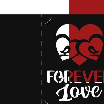 Intra απο ξύλο plywood 3mm-4mm πάχος – Αρχείο αποκοπής κάρτας για την ημέρα του Αγίου Βαλεντίνου Δίασταση  20x20 cm INTRAFABR-89933472 - Image 3