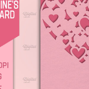 Intra απο ξύλο plywood 3mm-4mm πάχος – Κάρτα για την ημέρα του Αγίου Βαλεντίνου. Ευχετήρια κάρτα Δίασταση  20x20 cm INTRAFABR-85385494