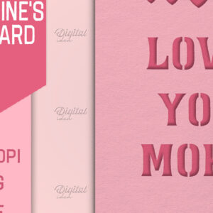 Intra απο ξύλο plywood 3mm-4mm πάχος – Κάρτα για την ημέρα του Αγίου Βαλεντίνου. Ευχετήρια κάρτα Δίασταση  20x20 cm INTRAFABR-85385608