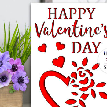 Intra απο ξύλο plywood 3mm-4mm πάχος – Πακέτο καρτών για την ημέρα του Αγίου Βαλεντίνου Δίασταση  20x20 cm INTRAFABR-88588628 - Image 7