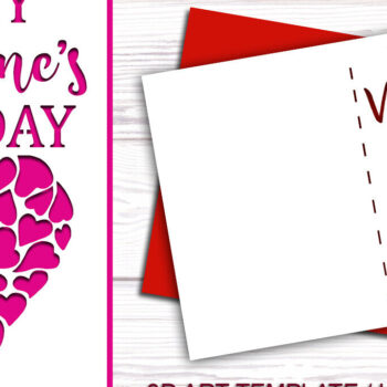 Intra απο ξύλο plywood 3mm-4mm πάχος – Πακέτο καρτών για την ημέρα του Αγίου Βαλεντίνου Δίασταση  20x20 cm INTRAFABR-90177902 - Image 3