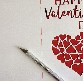 Intra απο ξύλο plywood 3mm-4mm πάχος – Πακέτο καρτών για την ημέρα του Αγίου Βαλεντίνου Δίασταση  20x20 cm INTRAFABR-90177902 - Image 4